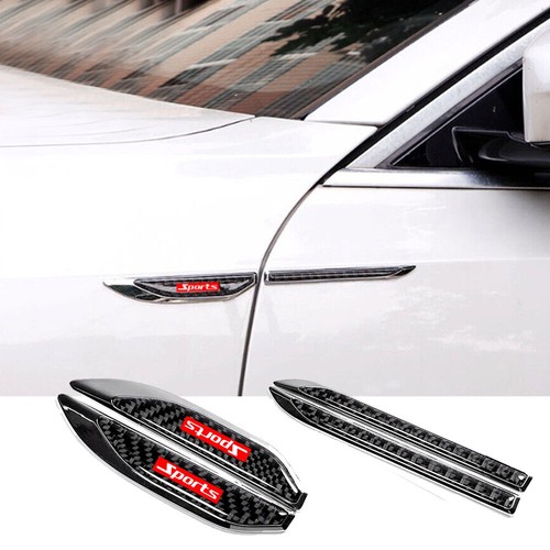 1pair carbon fiber car side - carbon,