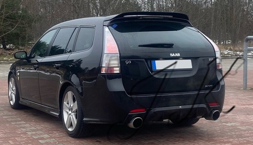 Roof spoiler wing for - spoiler, saab